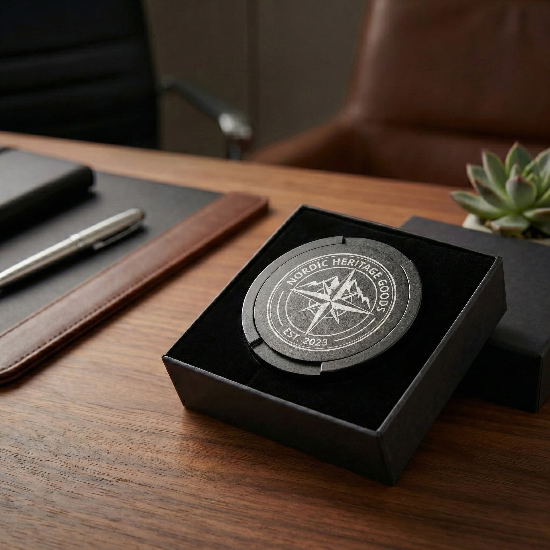 Snus Dosen mit Lasergravur Firmenbranding für Messe und Events