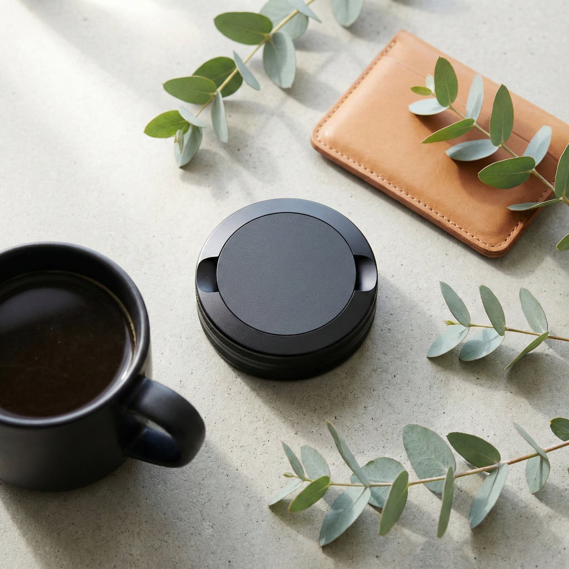 Caja de snus metálica Grip con textura moleteada para accesorios de bolsitas Zyn