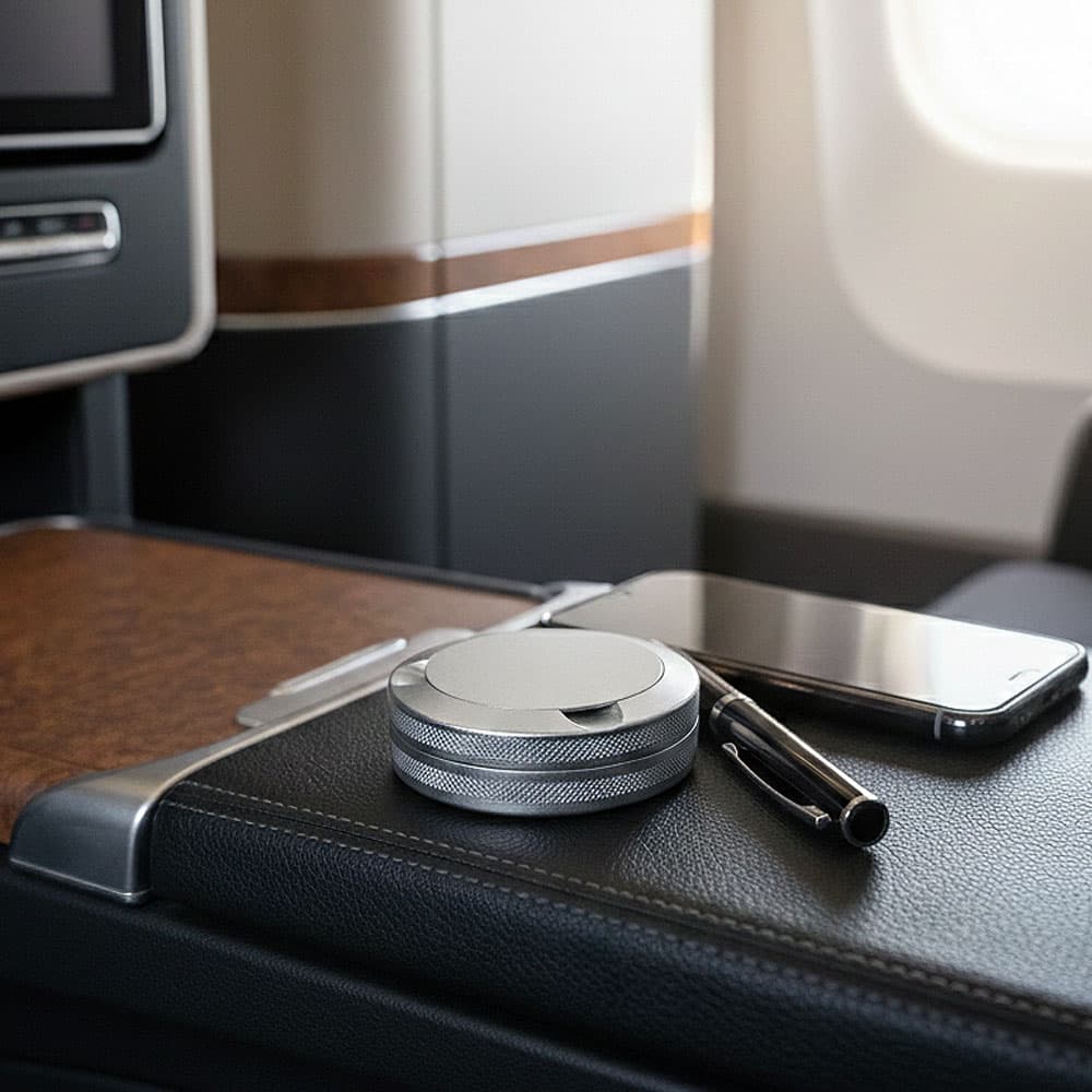Metal Snus Can Pouches Business Class Silver Can