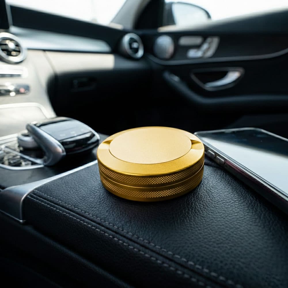 Metal Snus Can Pouches Golden Case In Mercedes