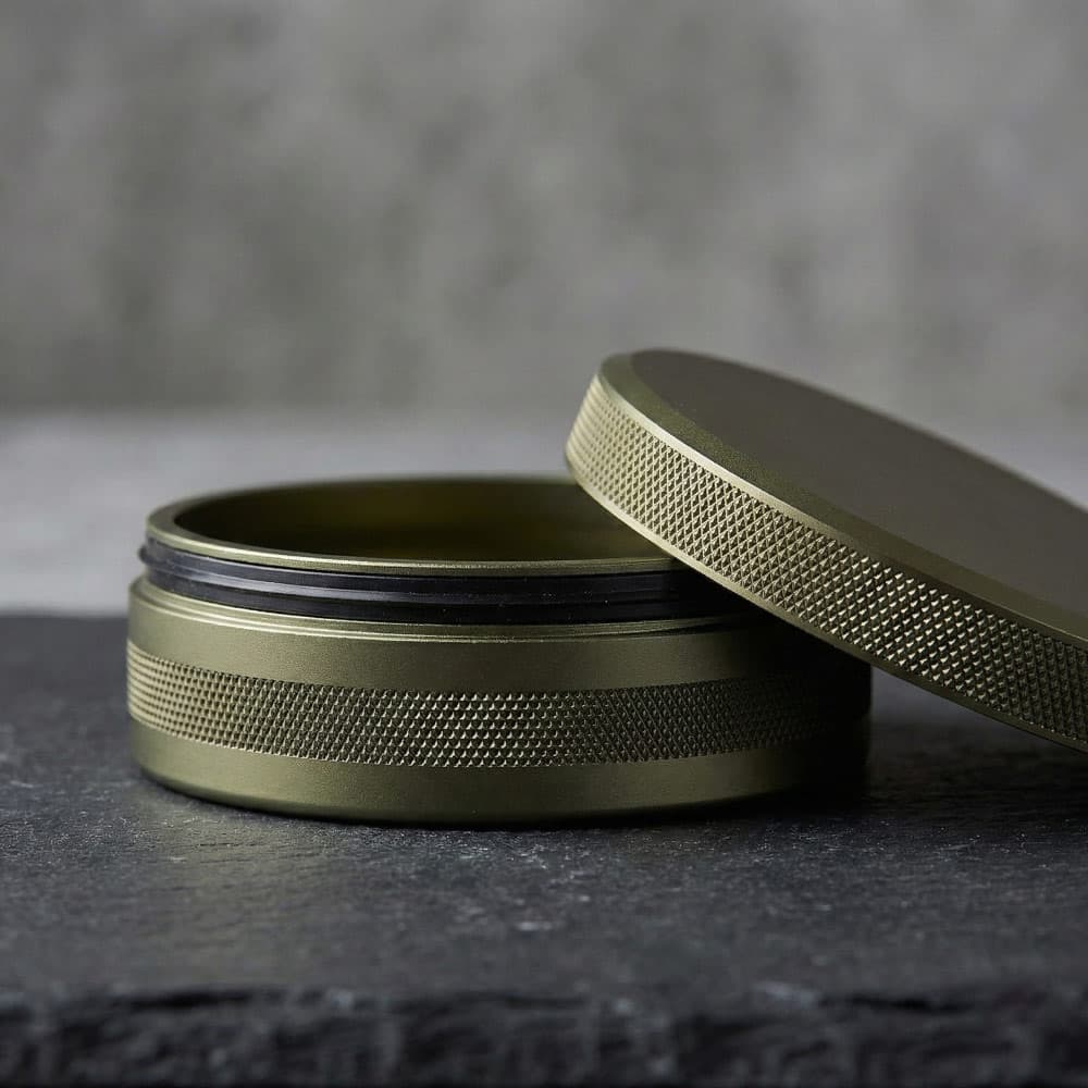 Snus Can Puck On Xl Army Green Slate